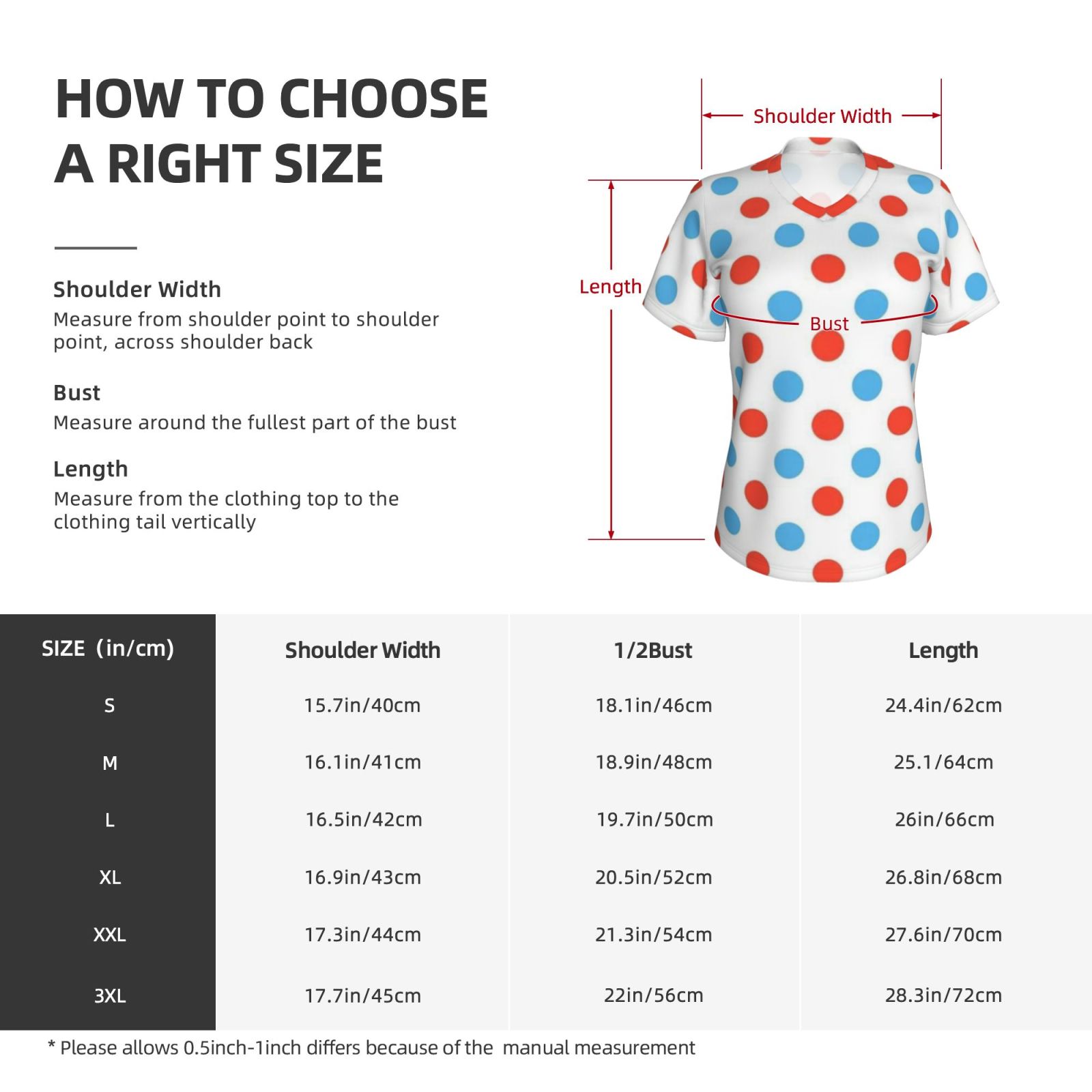 Women's V-neck short-sleeved full-length T-shirt