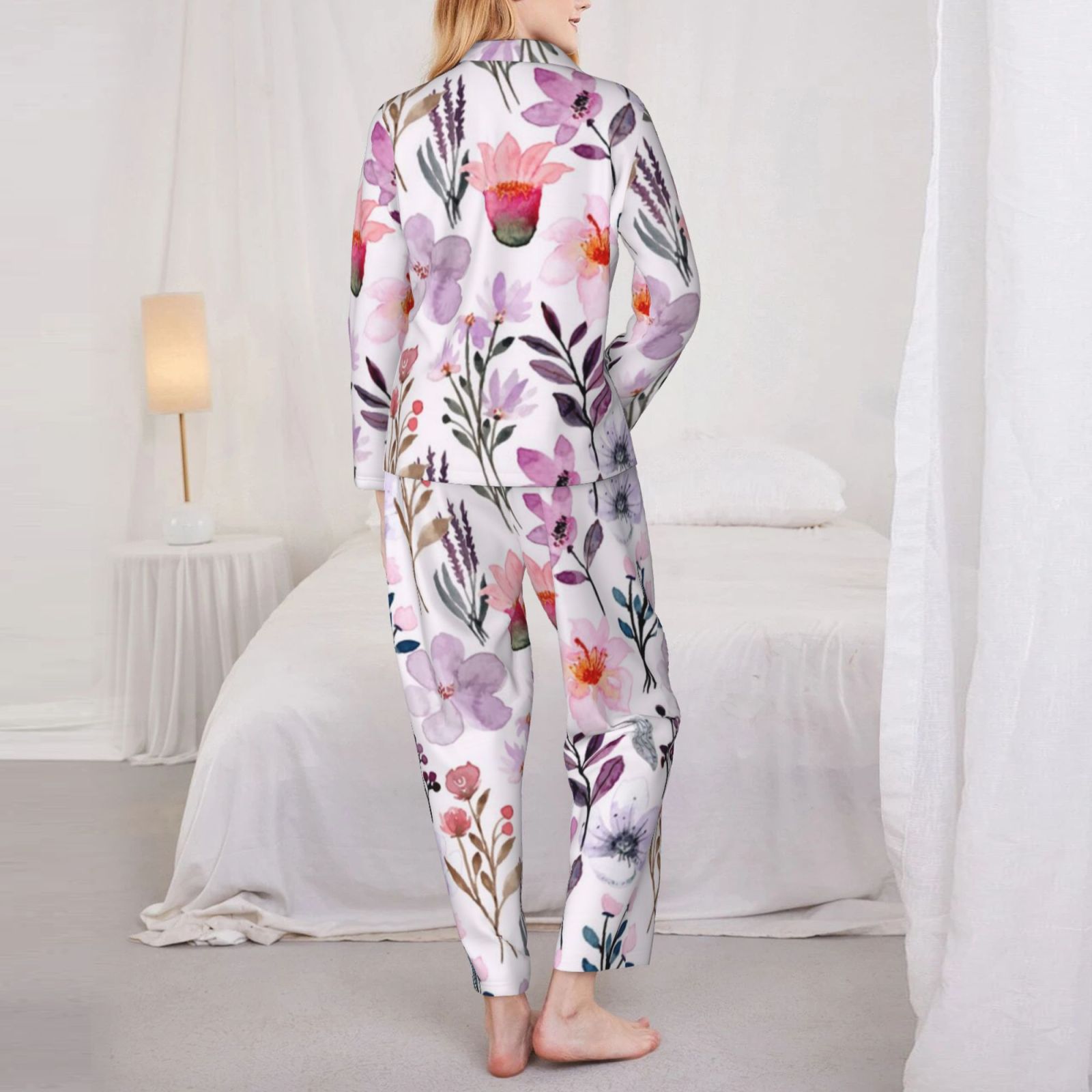 Women's Long-Sleeved Pajama Set