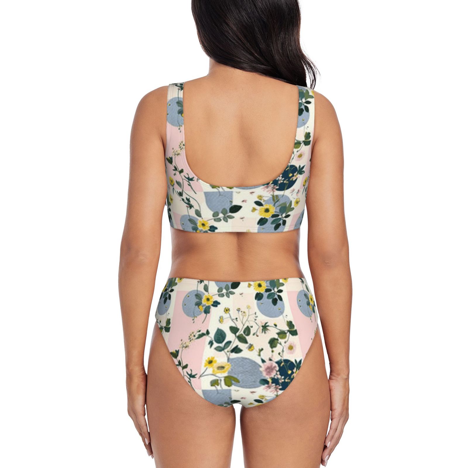Women's two-piece cross bikini