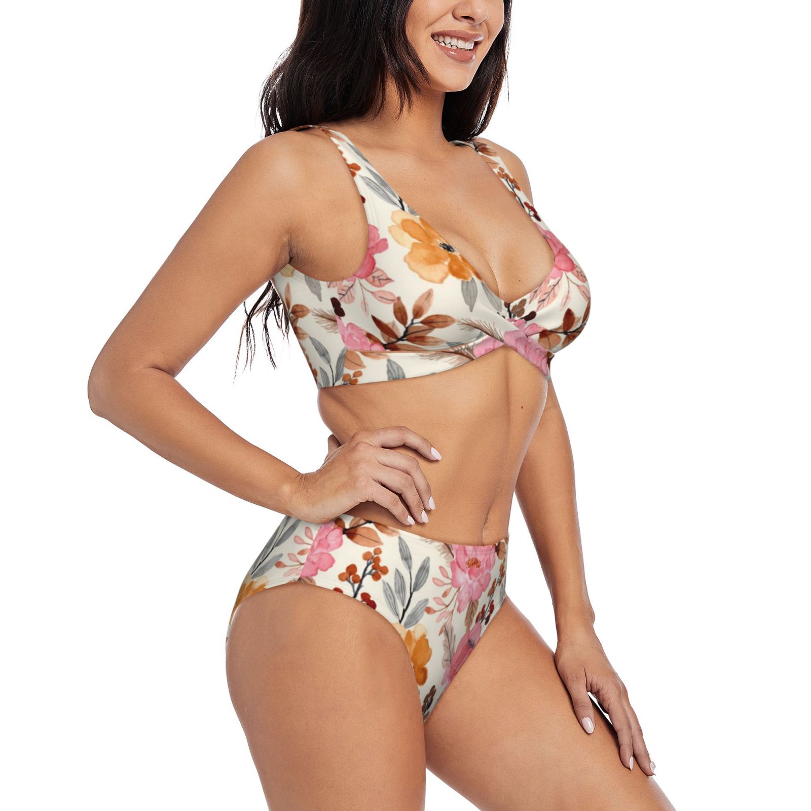 Women's two-piece cross bikini
