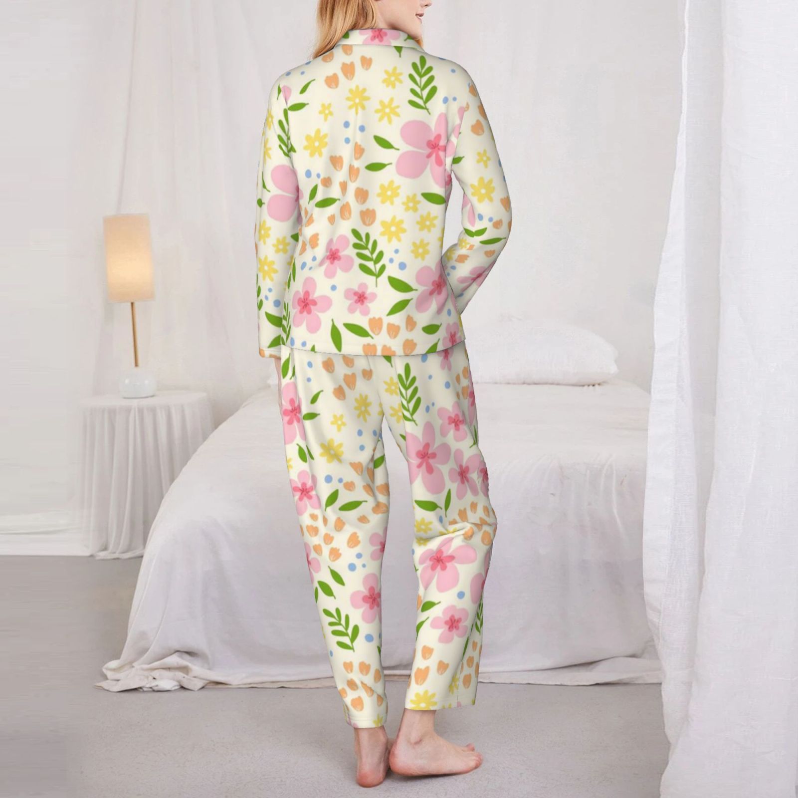 Women's Long-Sleeved Pajama Set