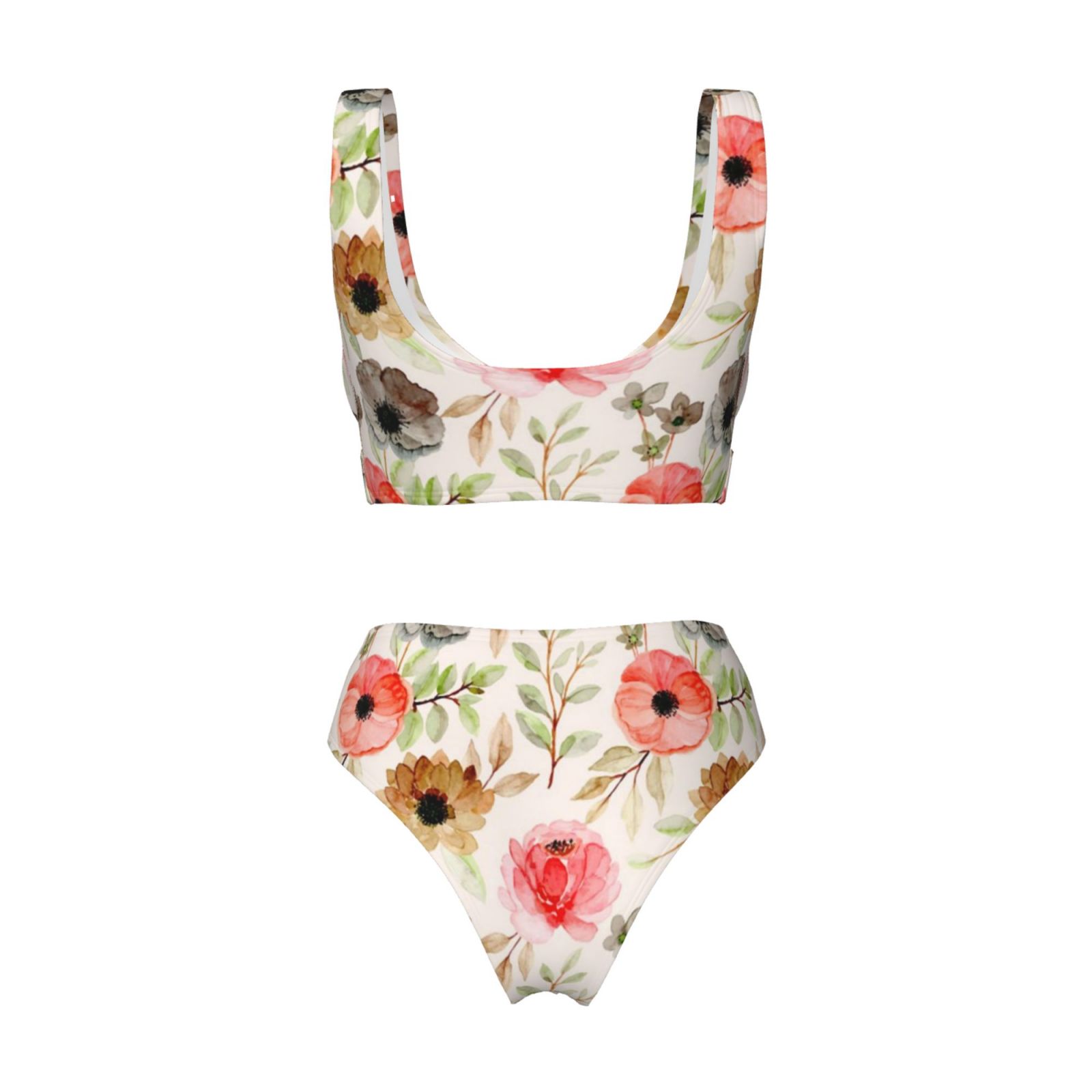 Women's two-piece cross bikini