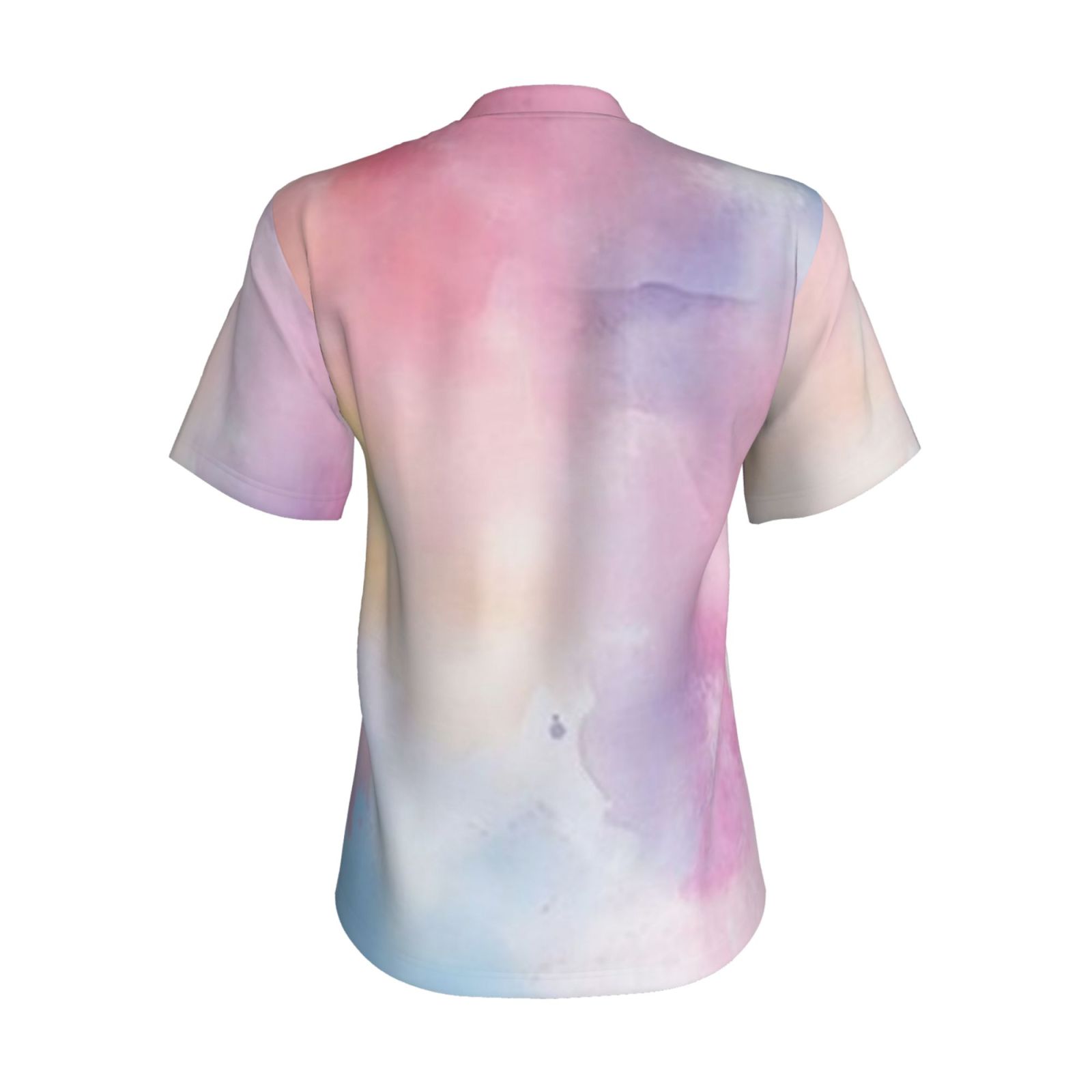 Women's V-neck short-sleeved full-length T-shirt