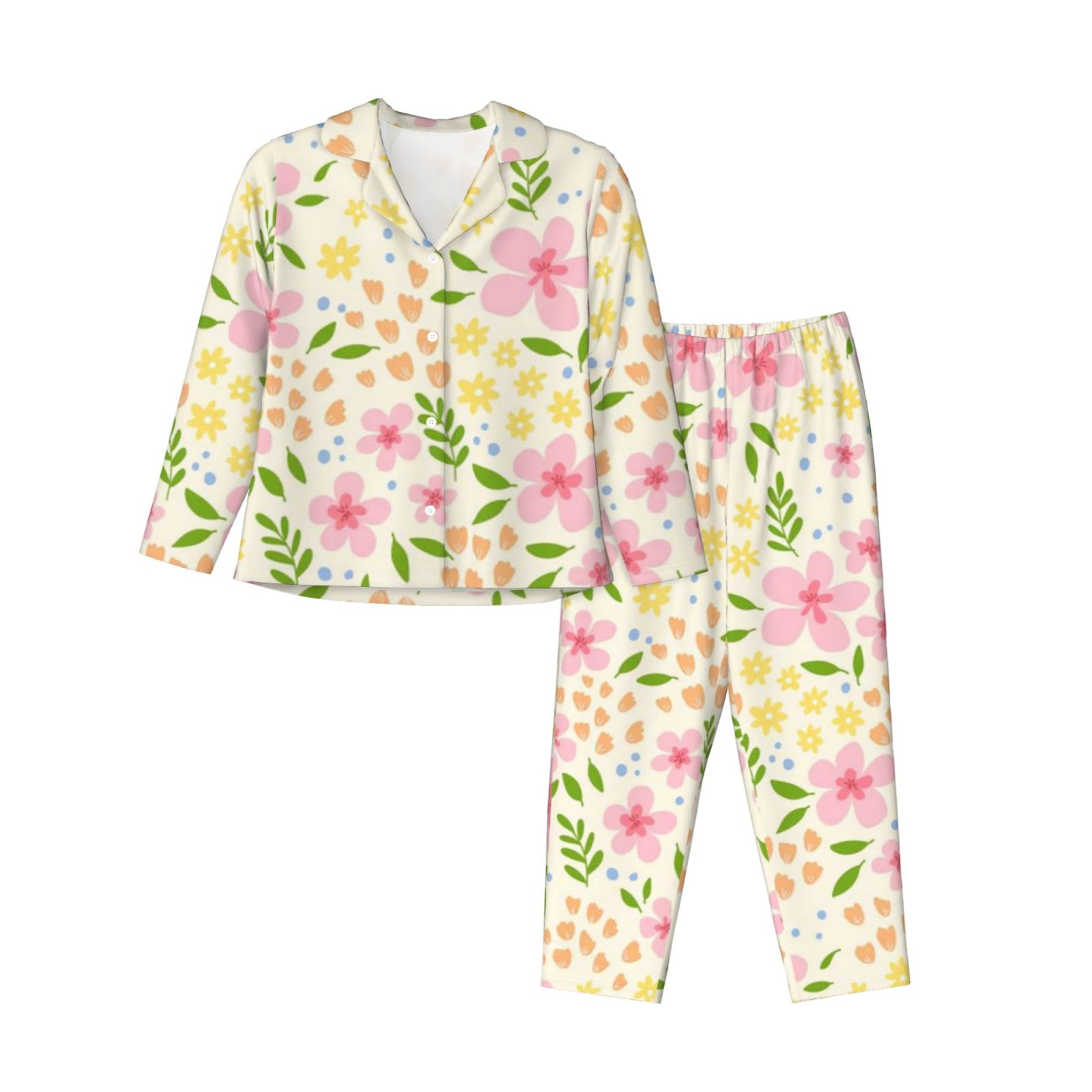 Women's Long-Sleeved Pajama Set