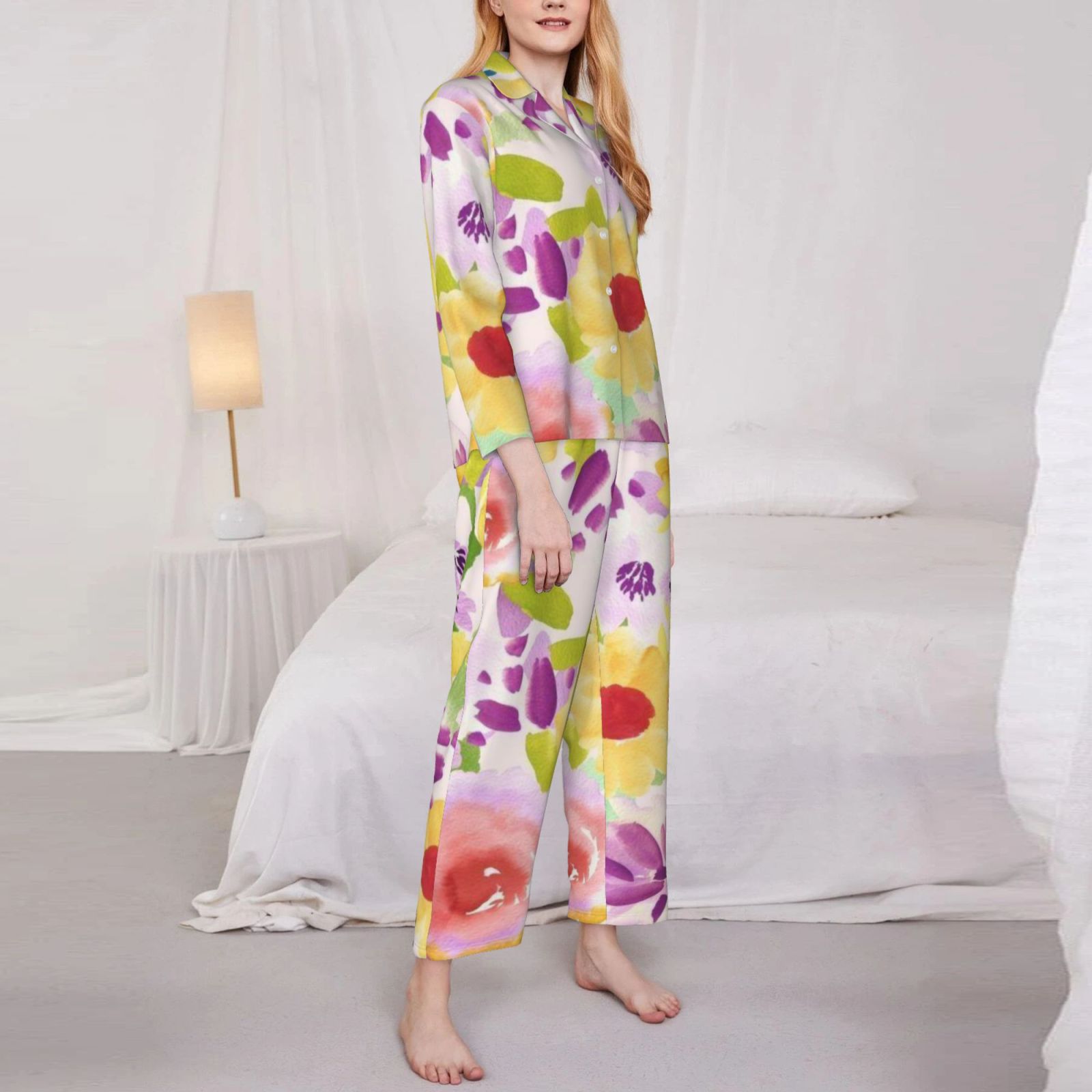 Women's Long-Sleeved Pajama Set