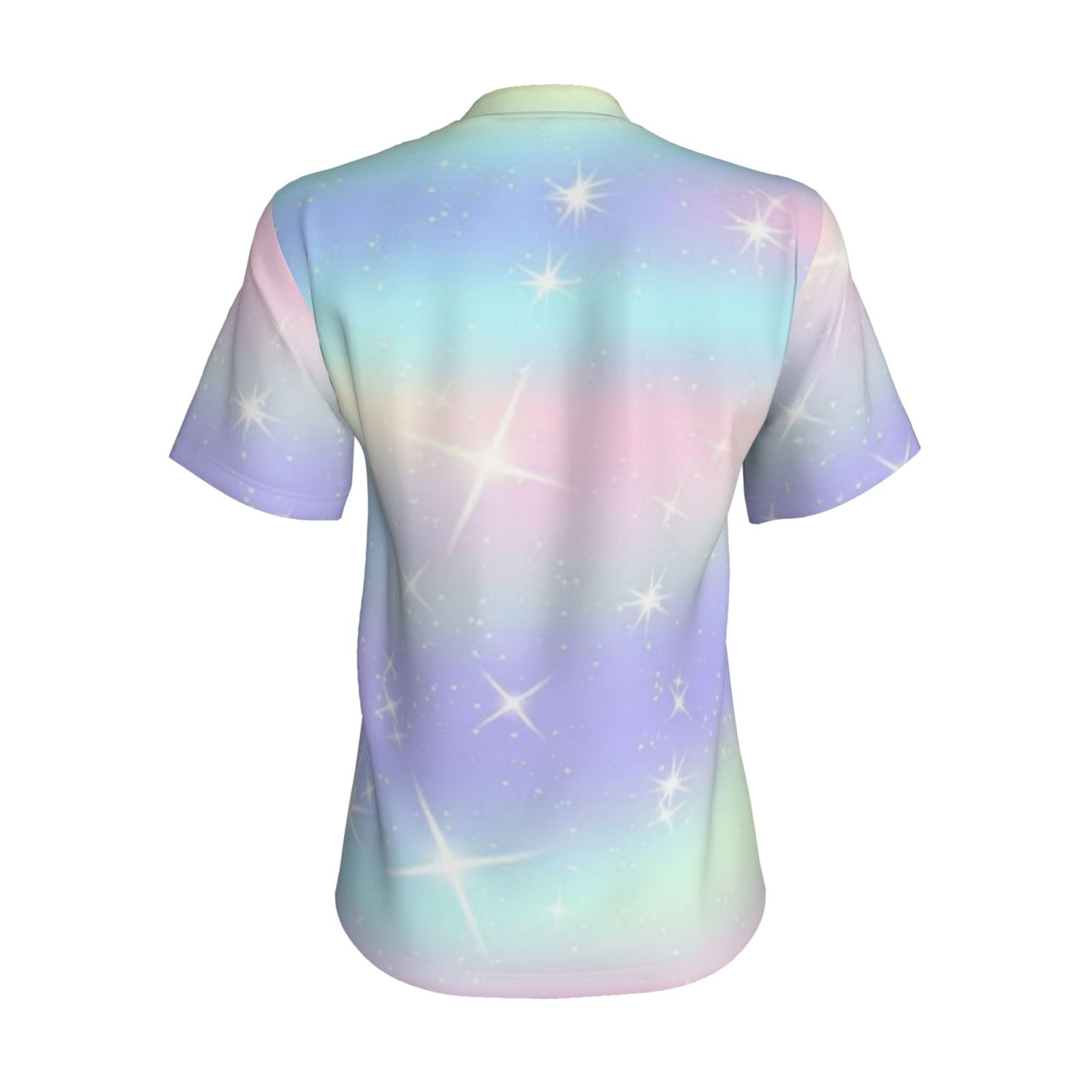Women's V-neck short-sleeved full-length T-shirt