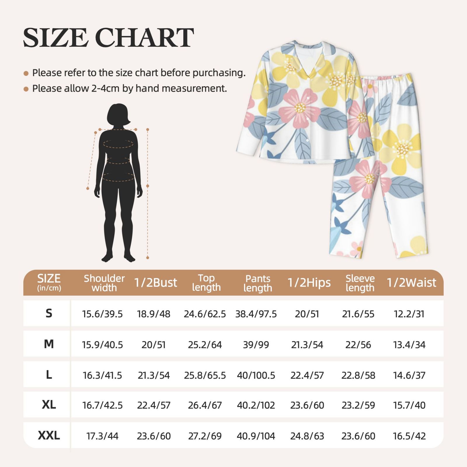 Women's Long-Sleeved Pajama Set