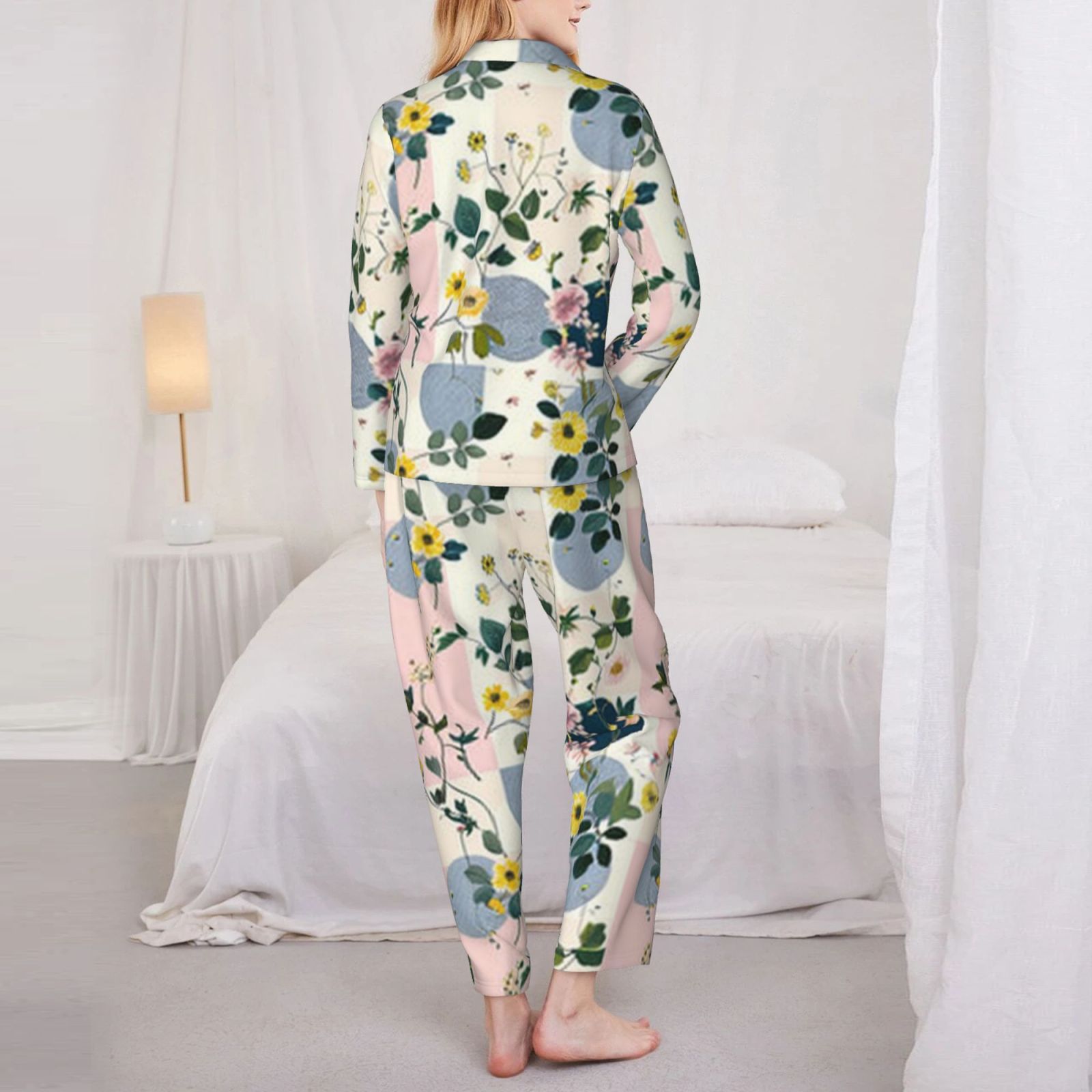 Women's Long-Sleeved Pajama Set