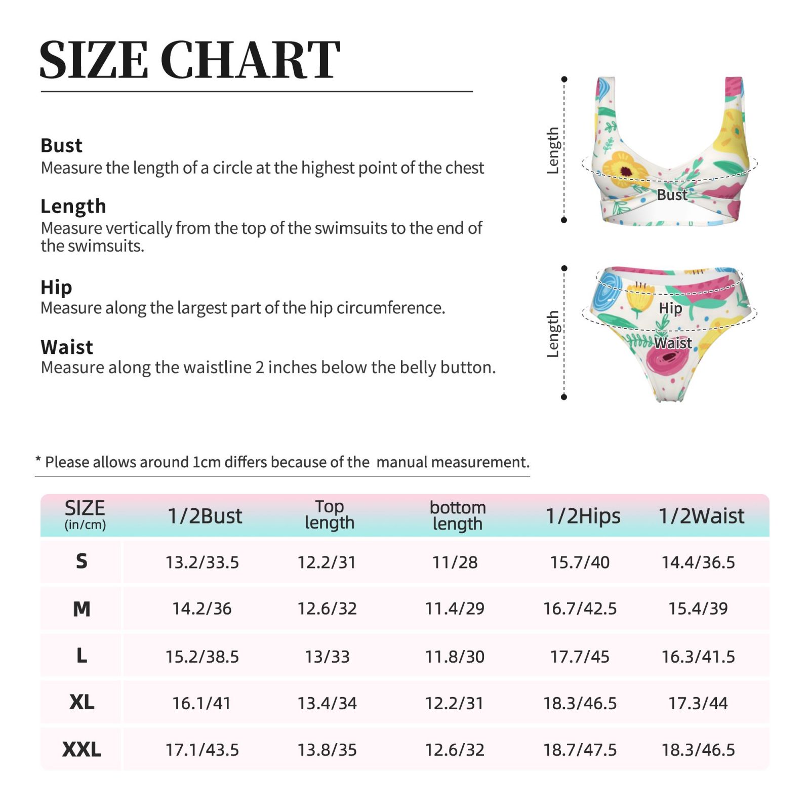 Women's two-piece cross bikini