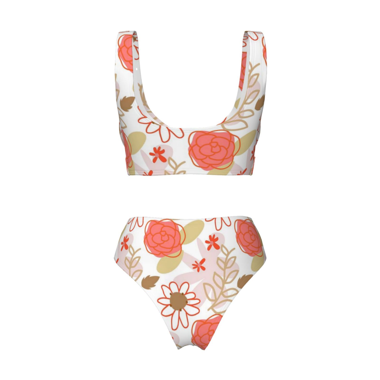 Women's two-piece cross bikini