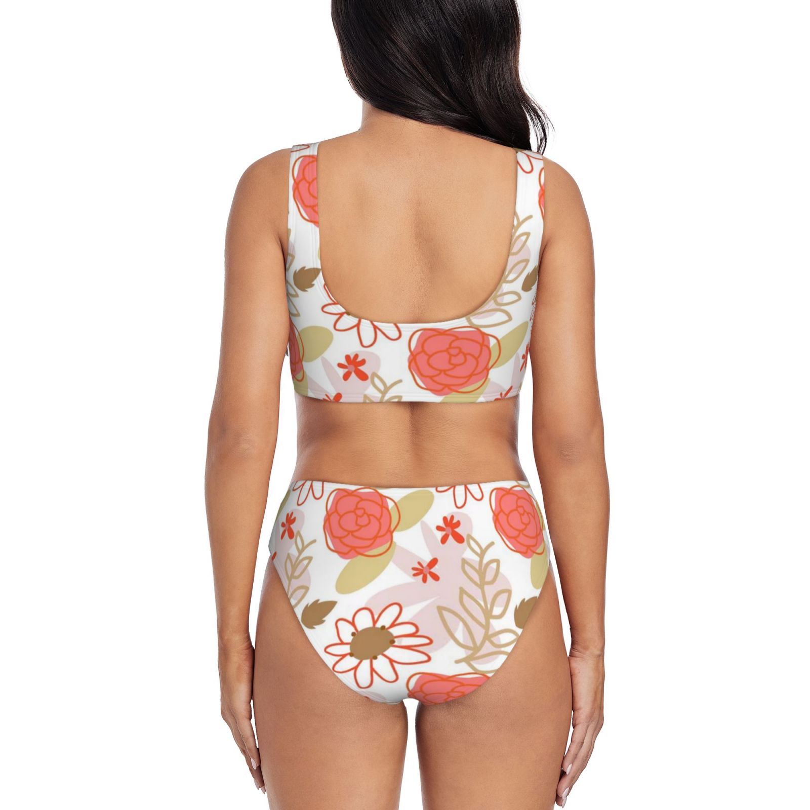 Women's two-piece cross bikini