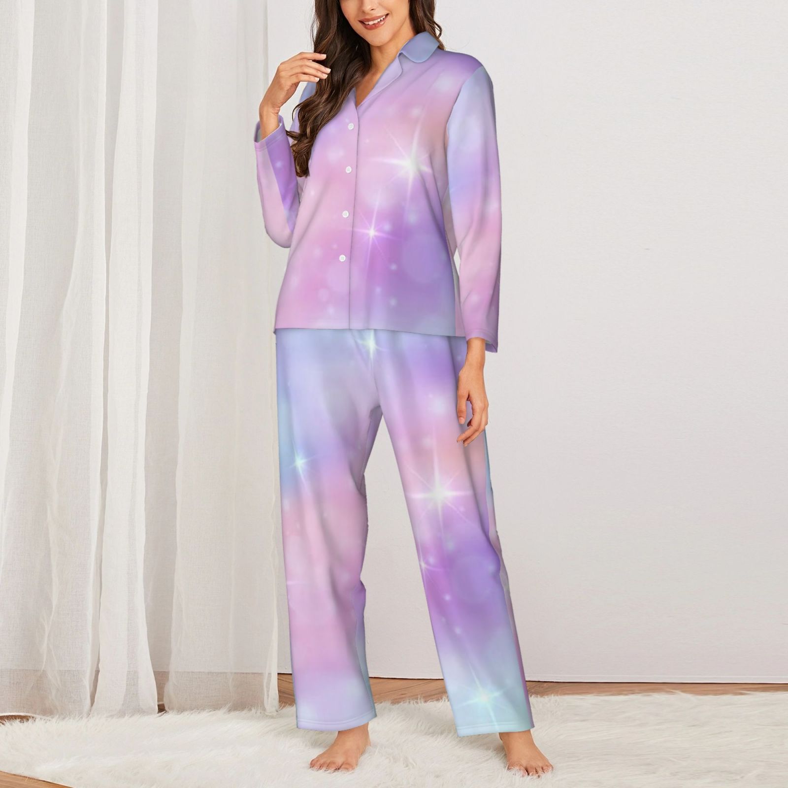 Women's Long-Sleeved Pajama Set