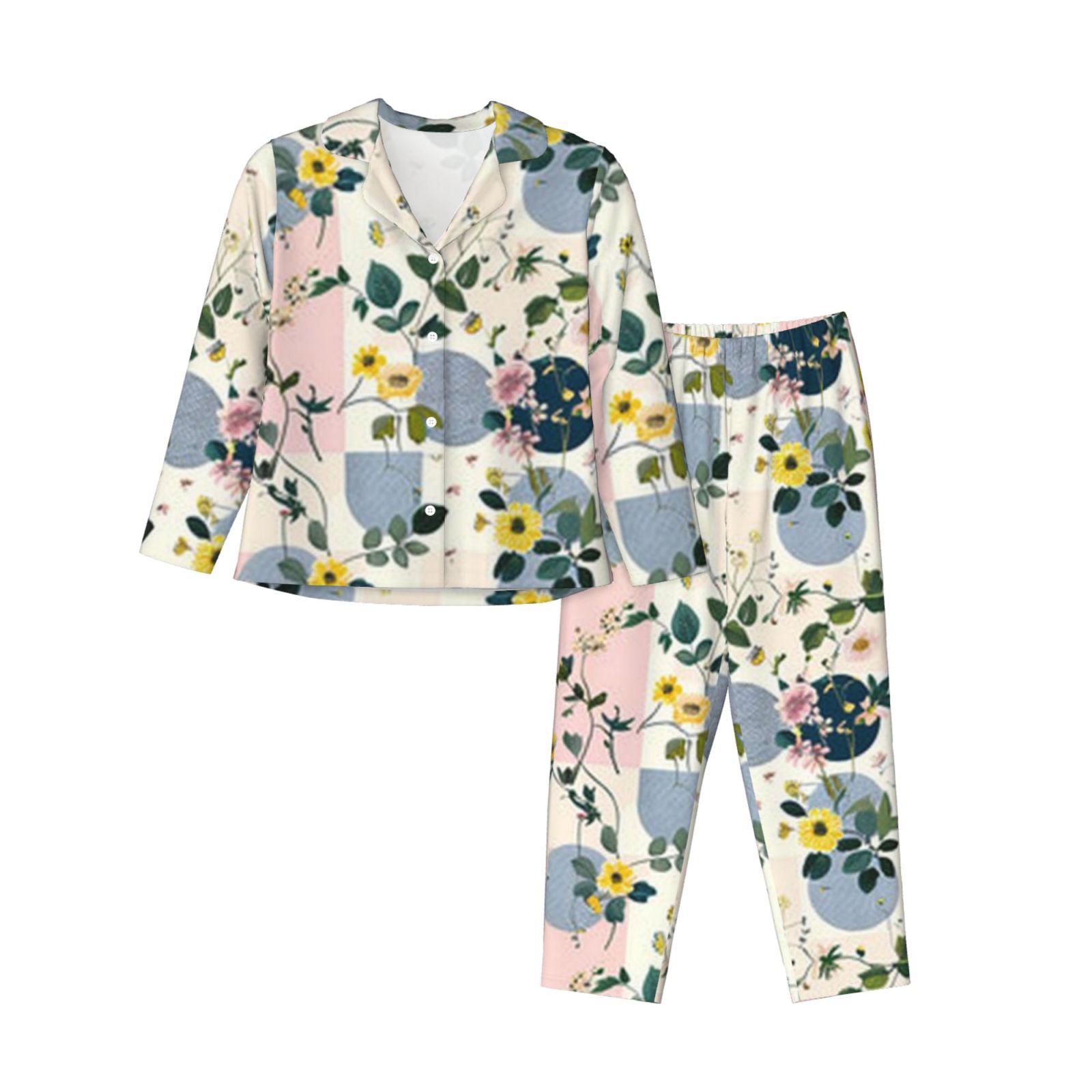Women's Long-Sleeved Pajama Set