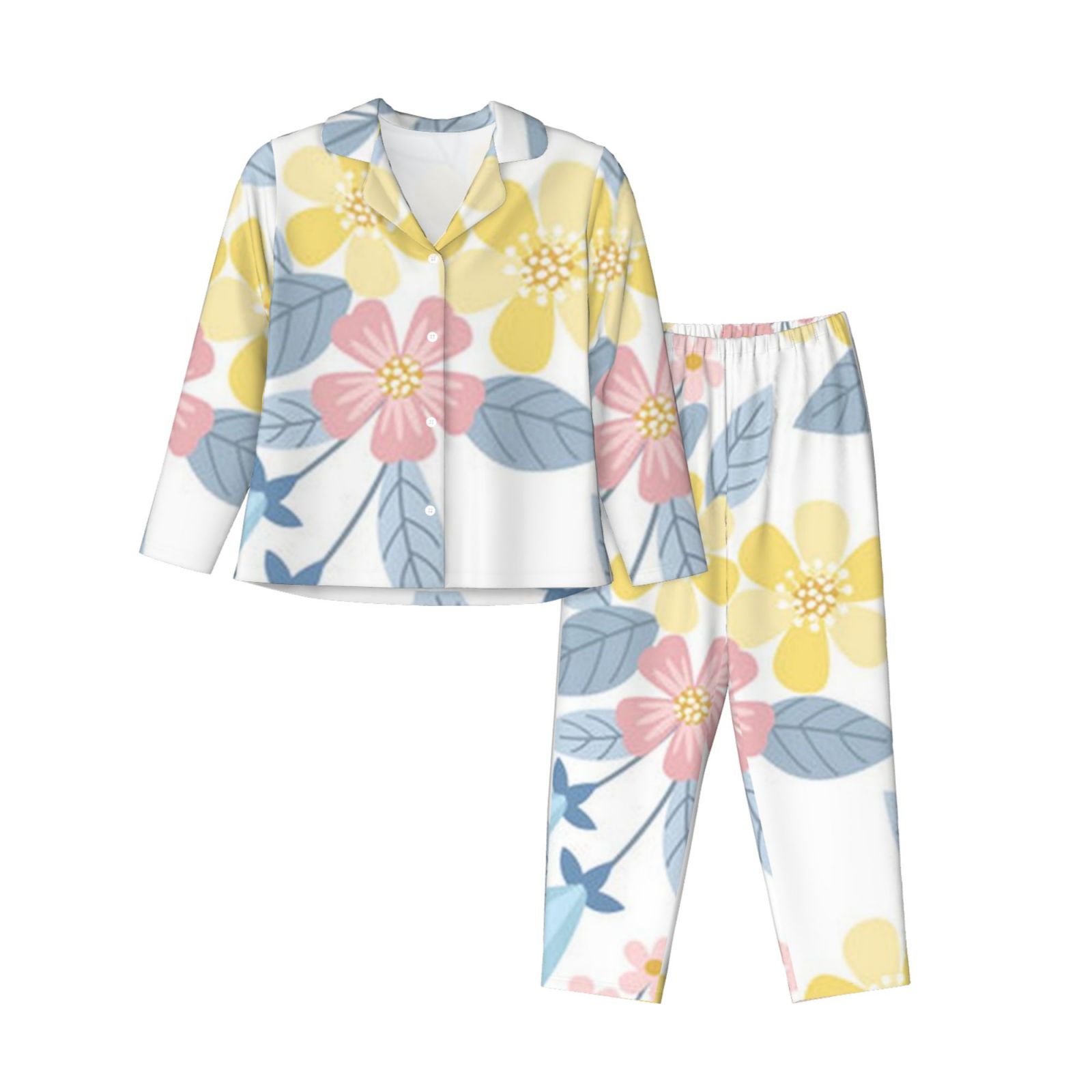 Women's Long-Sleeved Pajama Set