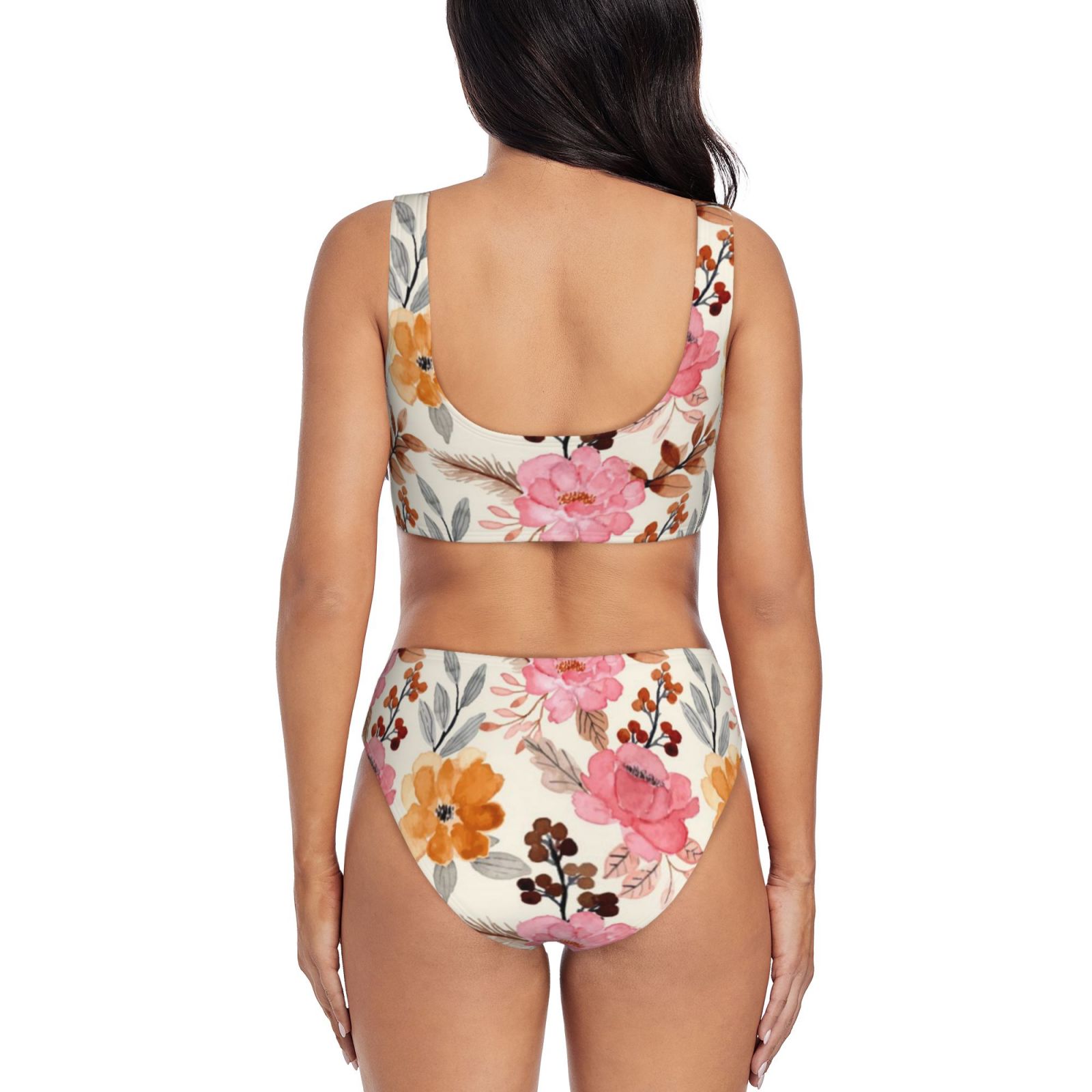 Women's two-piece cross bikini