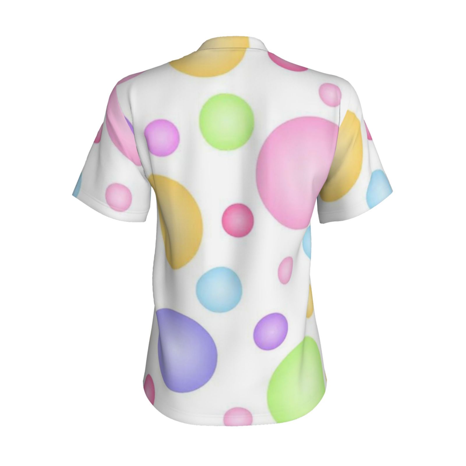 Women's V-neck short-sleeved full-length T-shirt