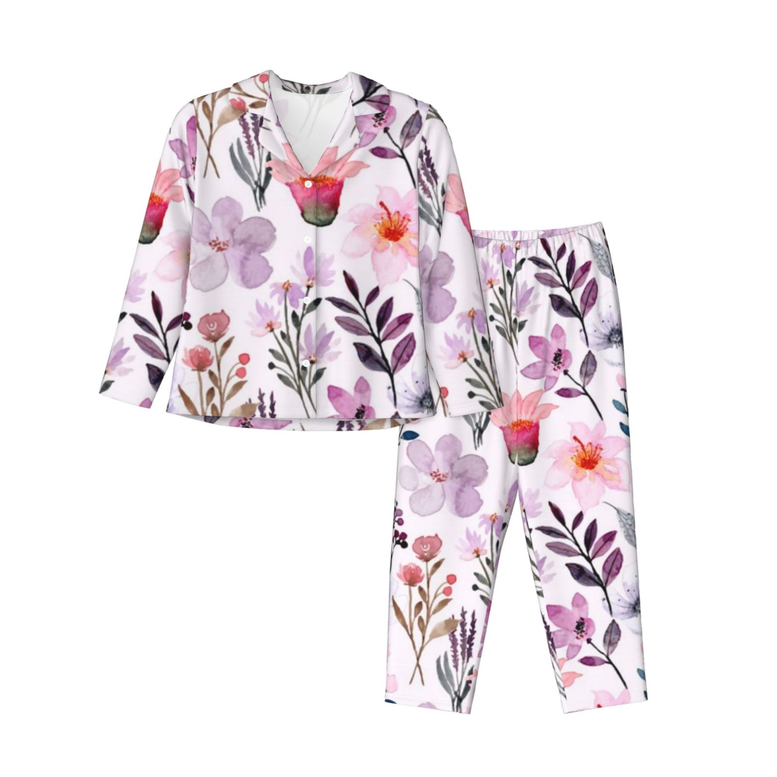 Women's Long-Sleeved Pajama Set