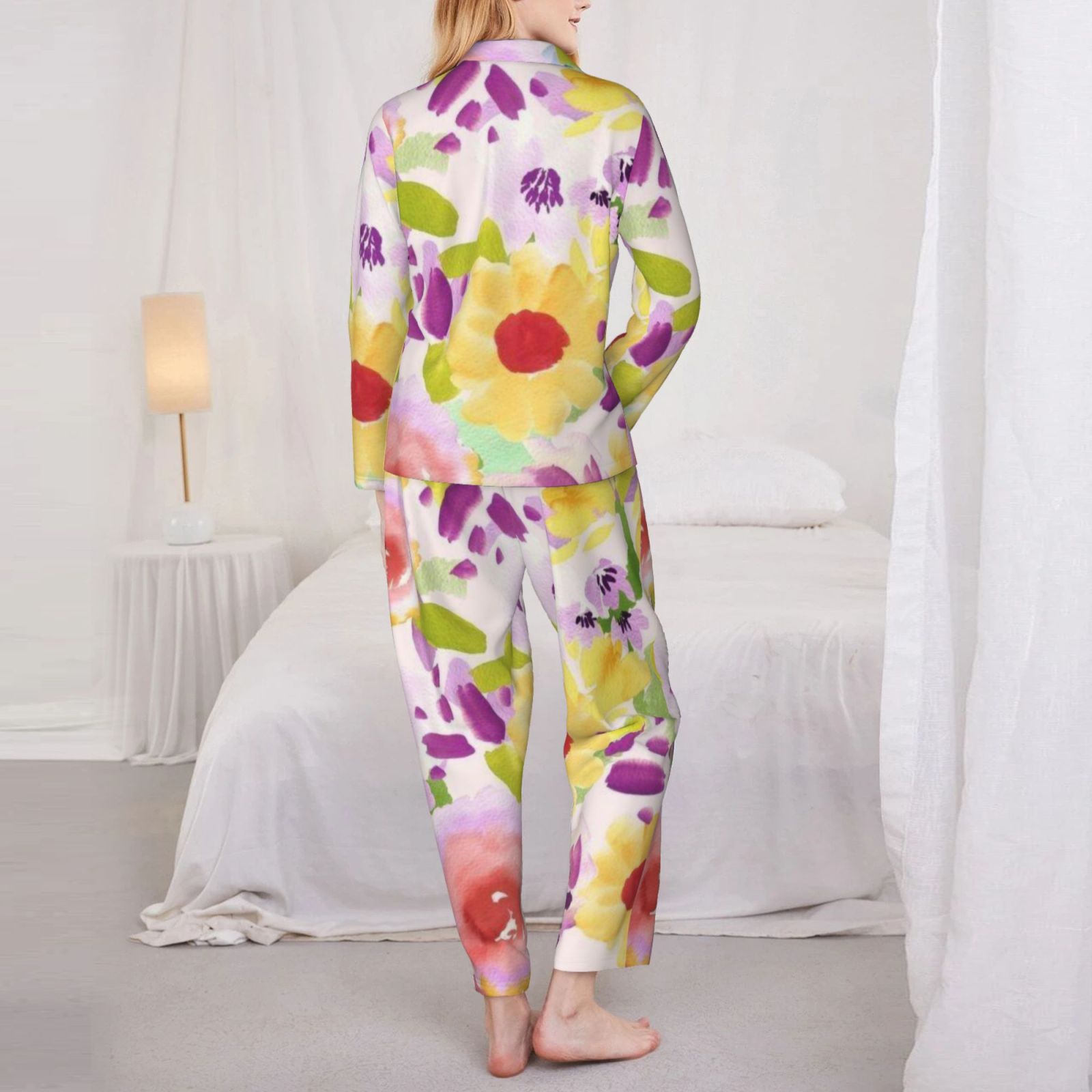 Women's Long-Sleeved Pajama Set