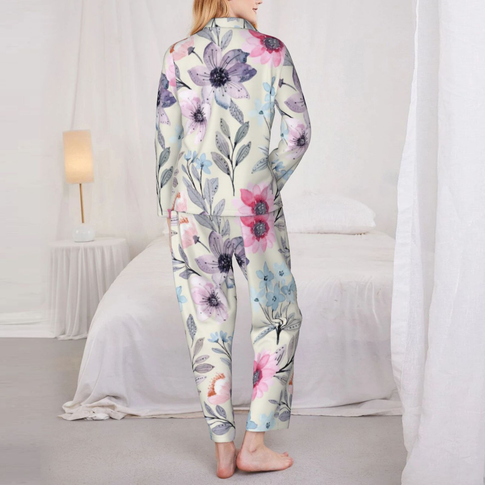 Women's Long-Sleeved Pajama Set