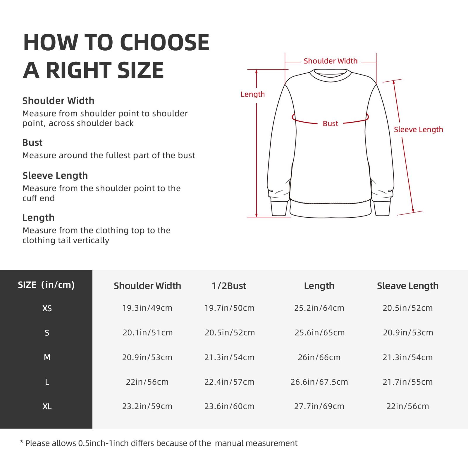 Women's fleece-lined crew neck sweatshirt