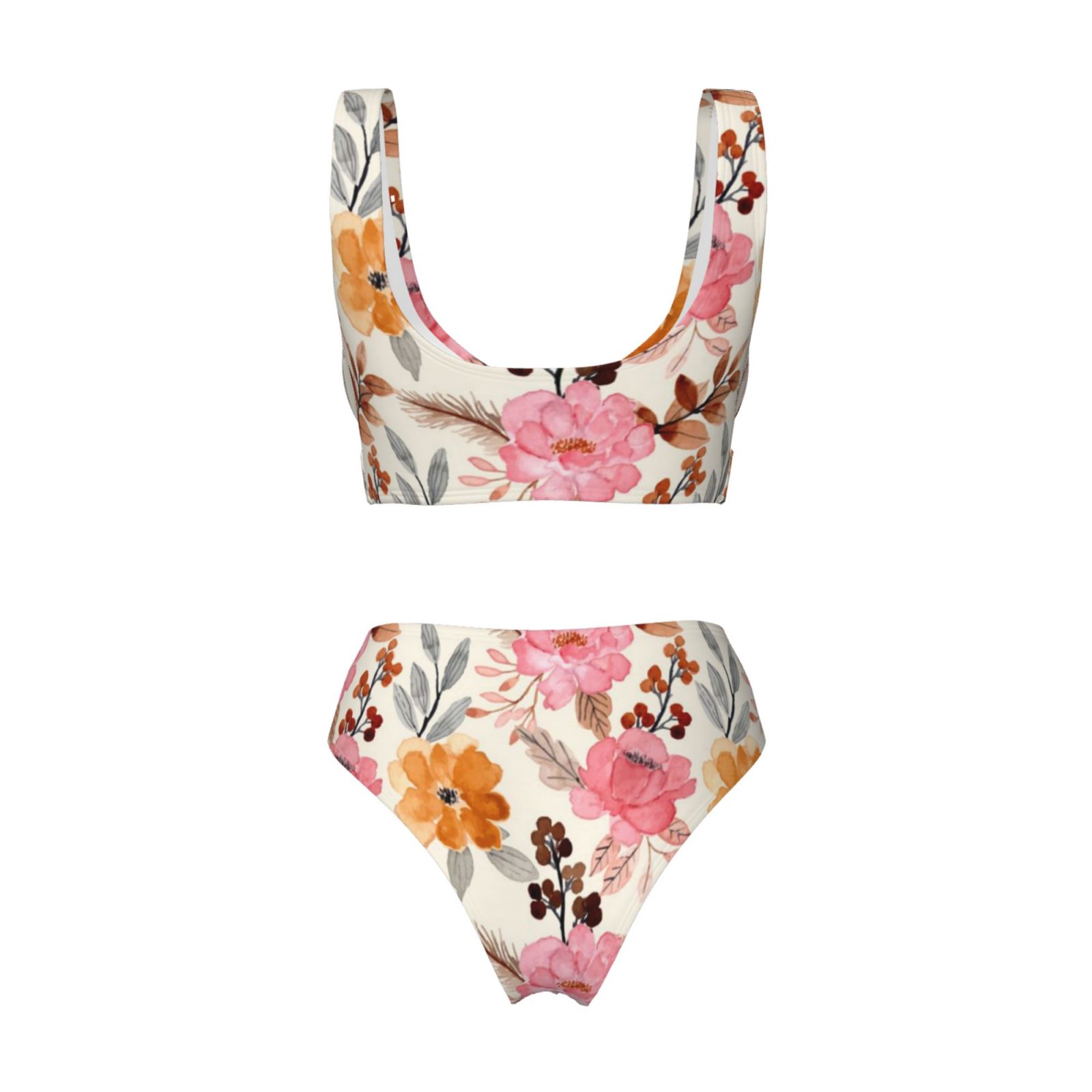 Women's two-piece cross bikini