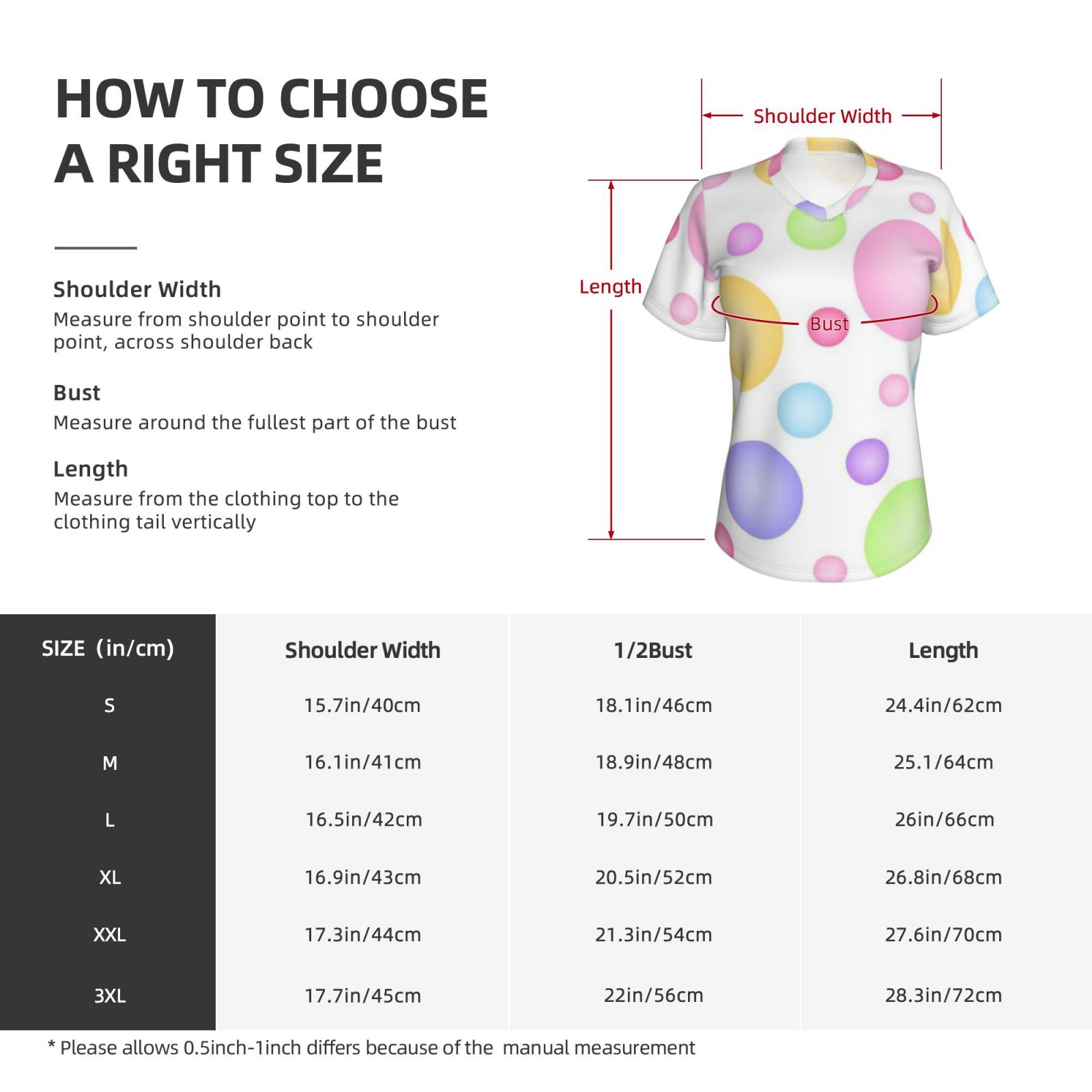 Women's V-neck short-sleeved full-length T-shirt