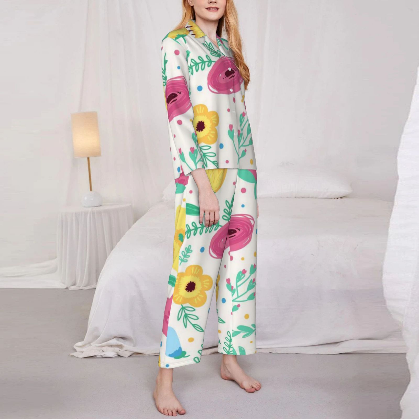 Women's Long-Sleeved Pajama Set