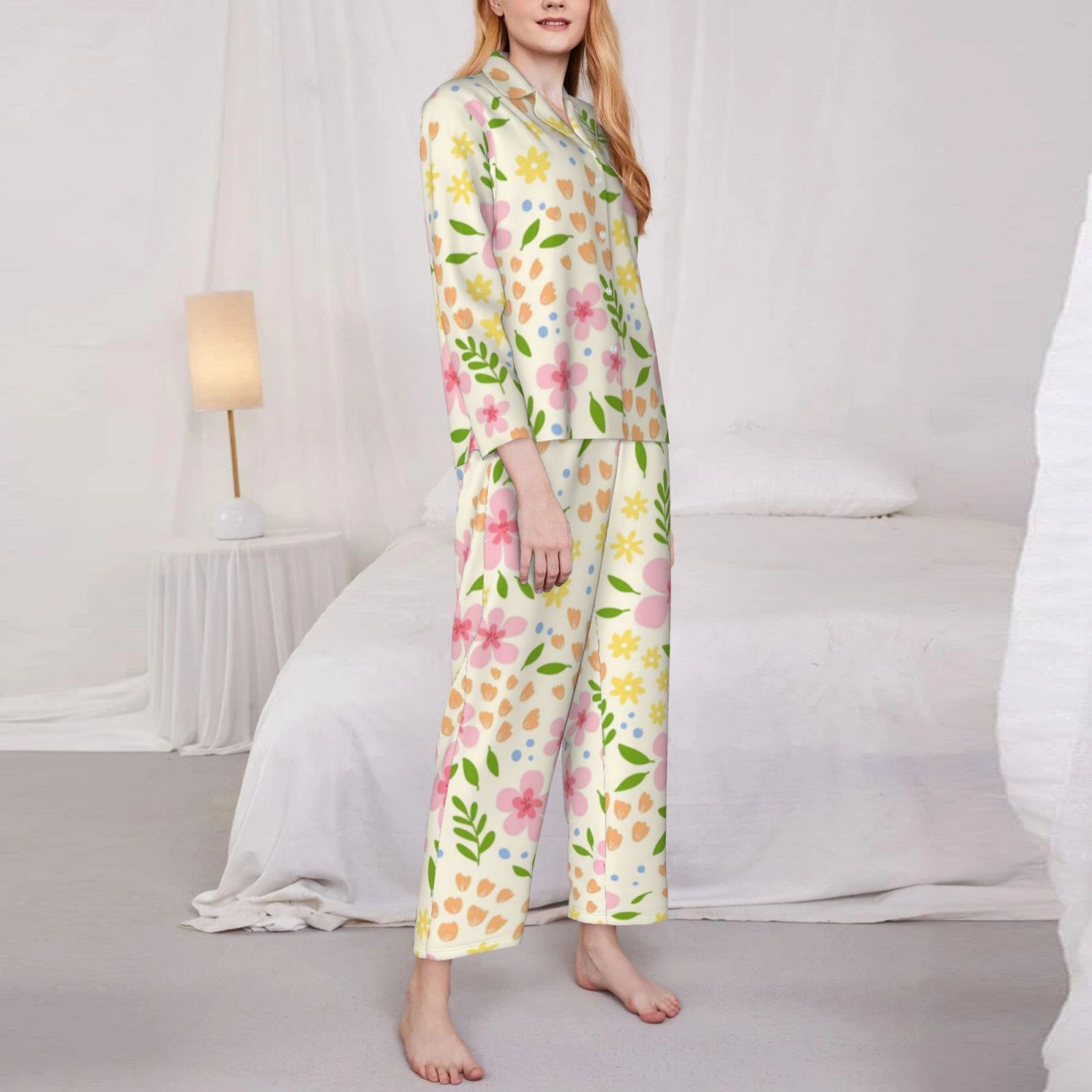 Women's Long-Sleeved Pajama Set