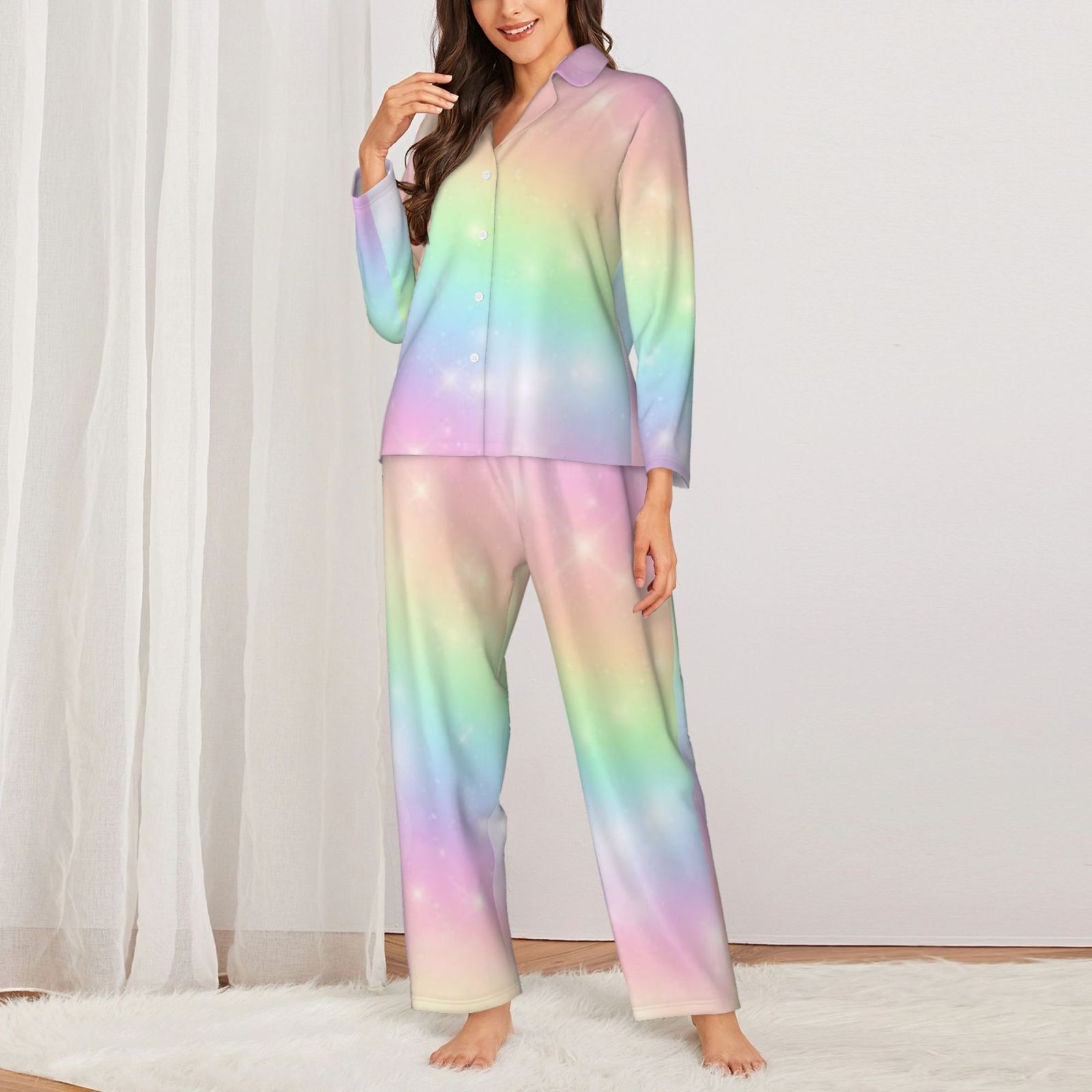 Women's Long-Sleeved Pajama Set