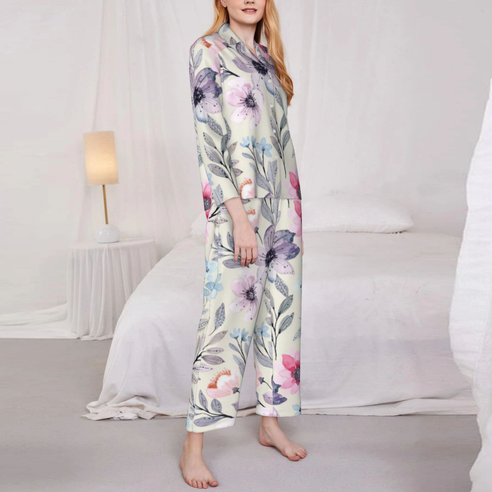 Women's Long-Sleeved Pajama Set