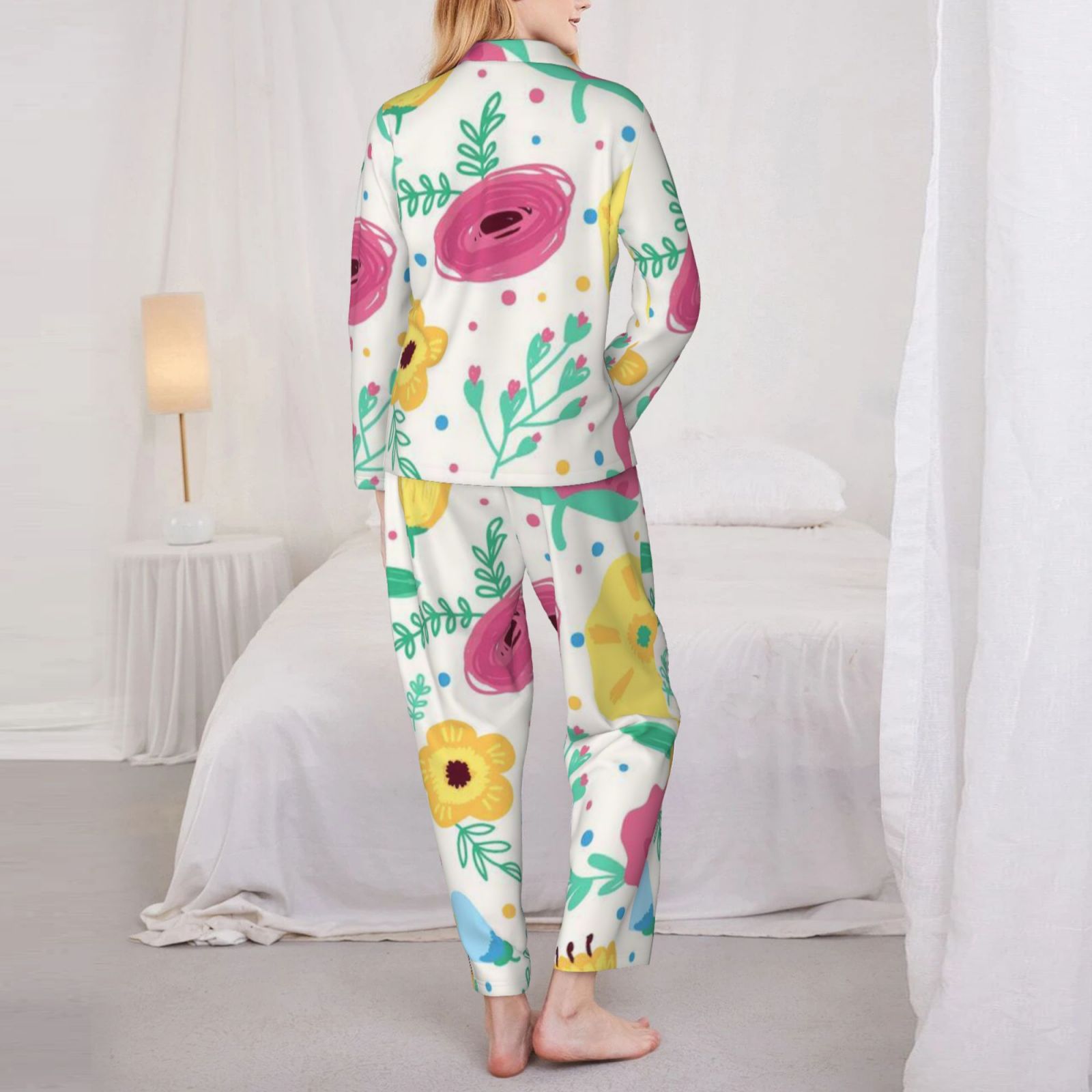 Women's Long-Sleeved Pajama Set