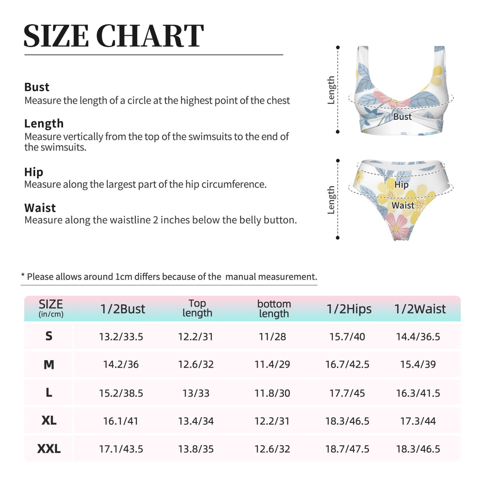 Women's two-piece cross bikini