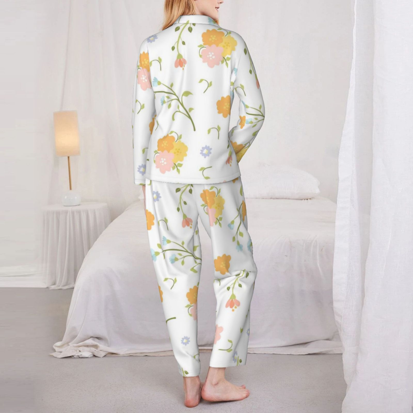 Women's Long-Sleeved Pajama Set