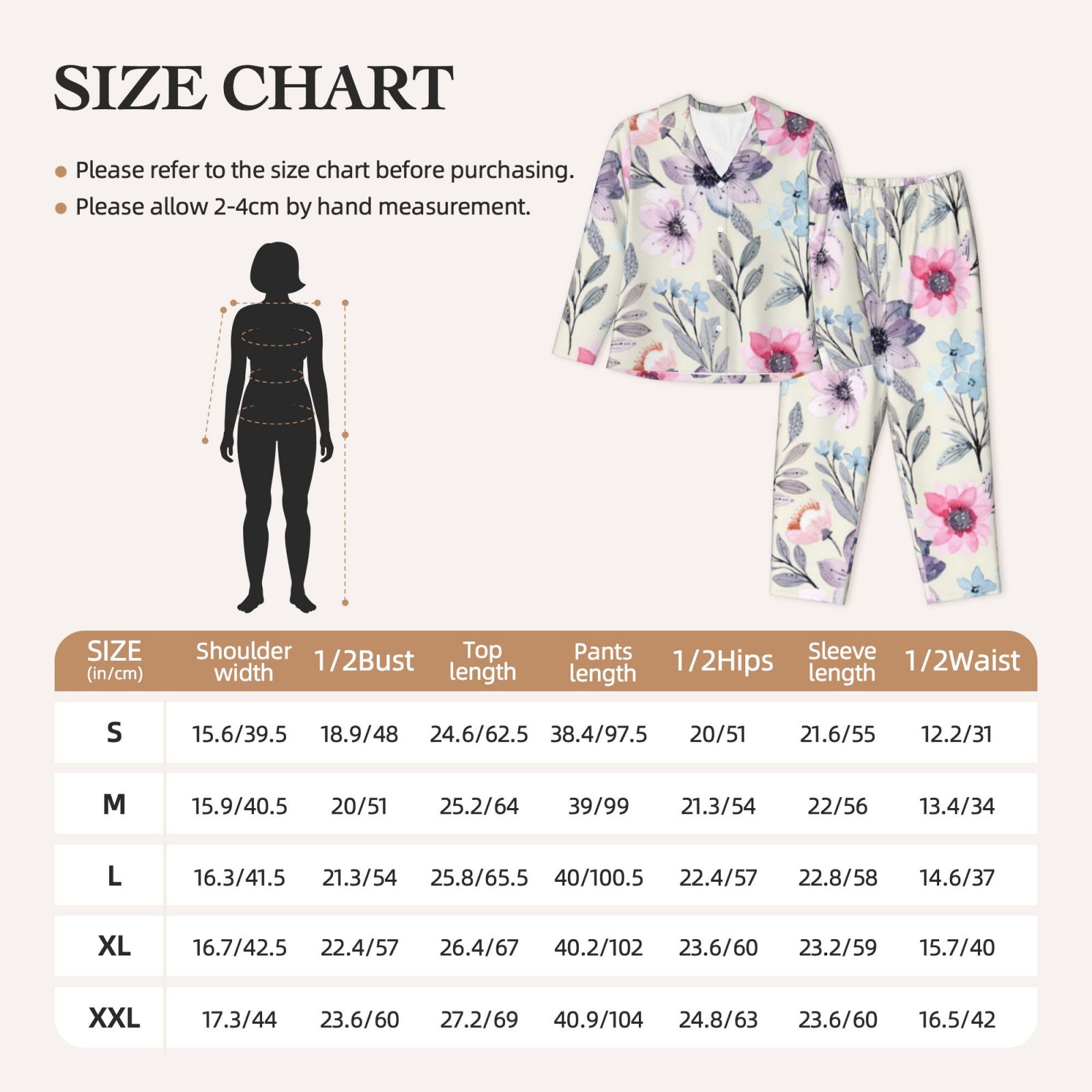 Women's Long-Sleeved Pajama Set