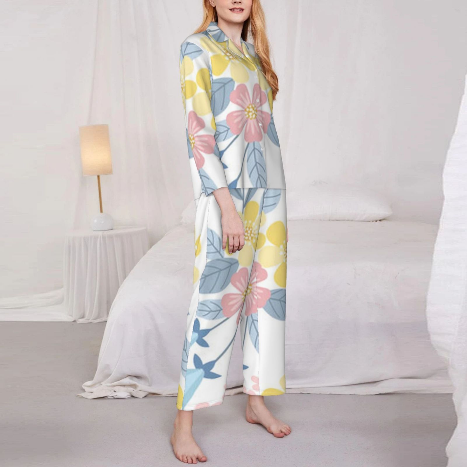 Women's Long-Sleeved Pajama Set