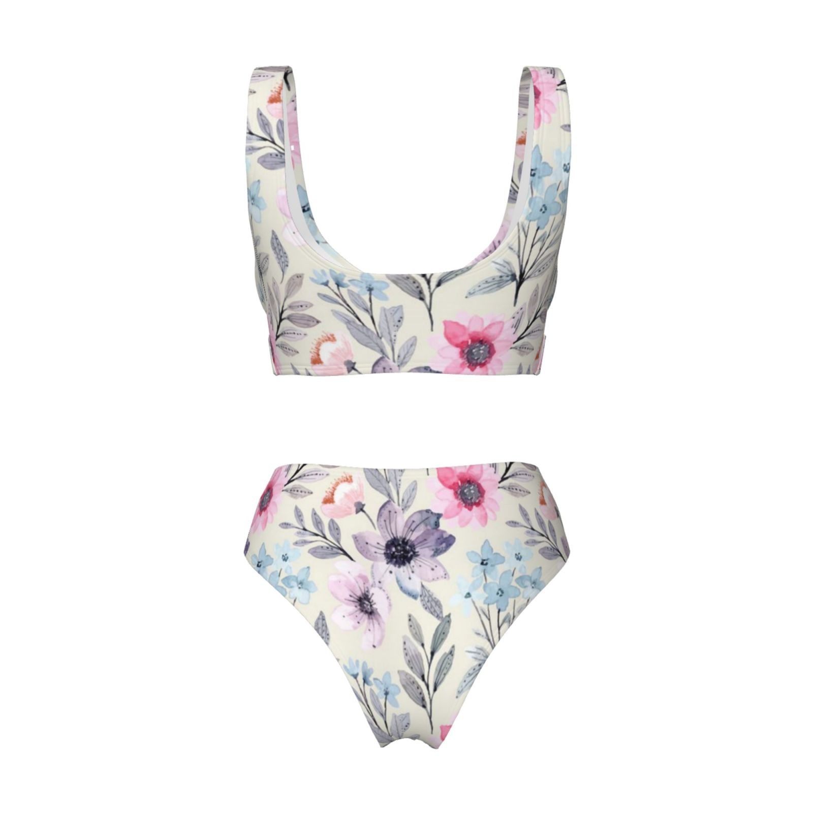 Women's two-piece cross bikini