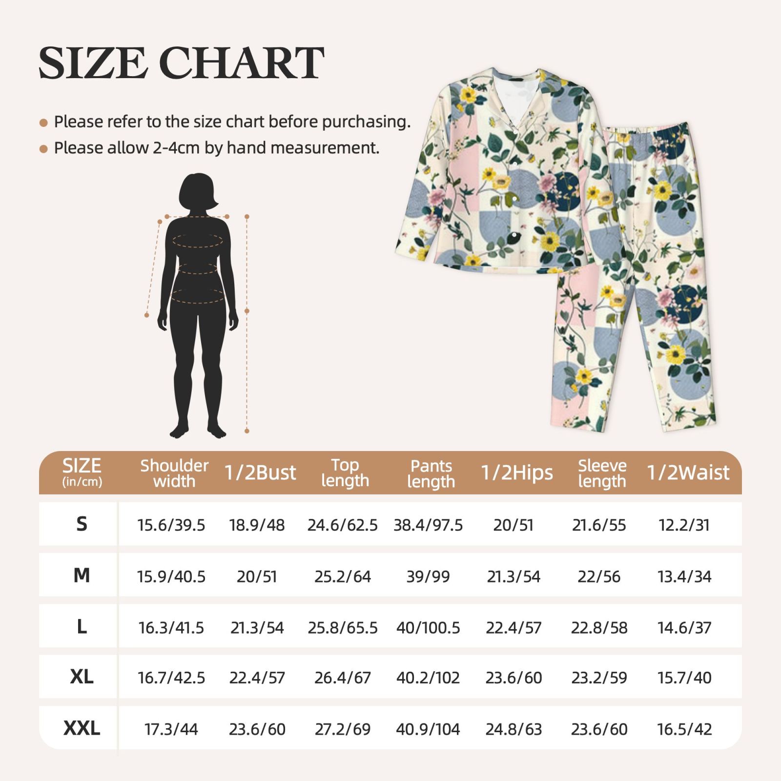Women's Long-Sleeved Pajama Set