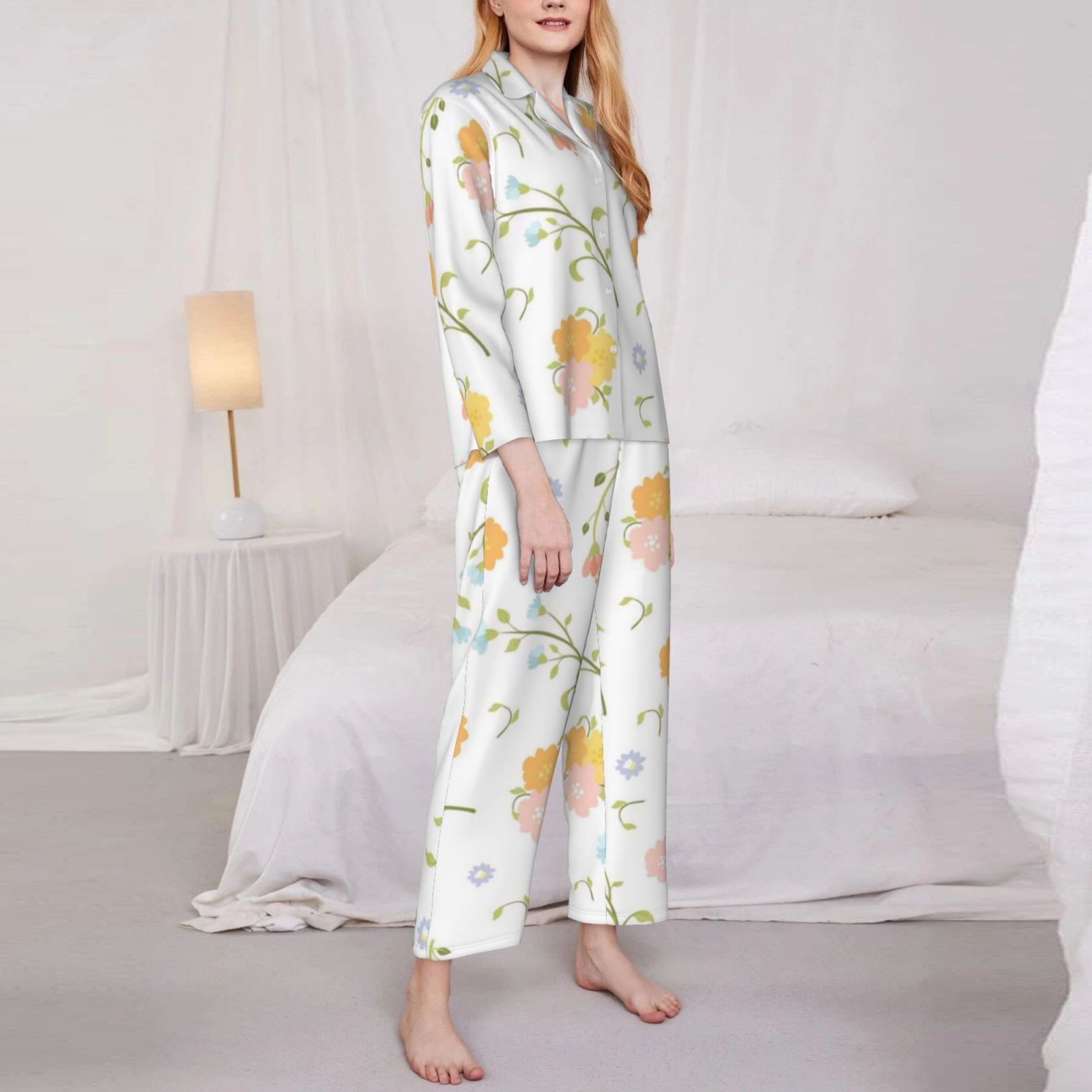 Women's Long-Sleeved Pajama Set